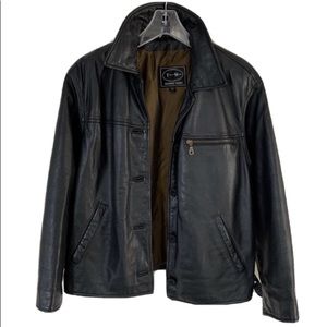 Tannery West Women's Button Front Leather Jacket S